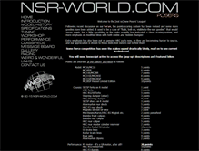 Tablet Screenshot of poser.nsr-world.com